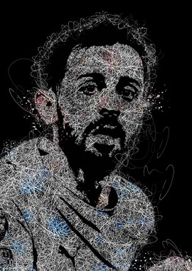 Bernardo Silva Abstract Portrait