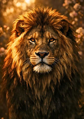 Majestic Lion Portrait