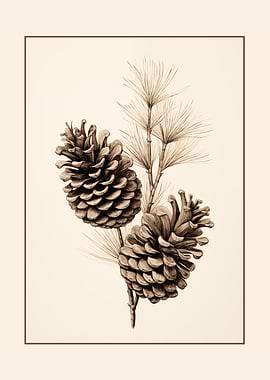 Pine Cones and Needles
