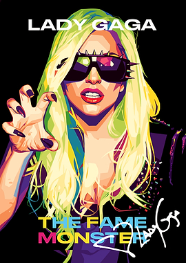 Lady Gaga The Fame Monster Pop Art