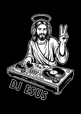 DJ Jesus with Turntables