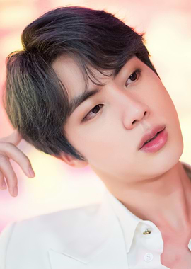 BTS Jin Close-up Portrait
