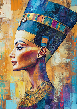 Nefertiti Egyptian Queen Portrait