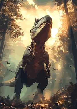 Tyrannosaurus Rex in Forest
