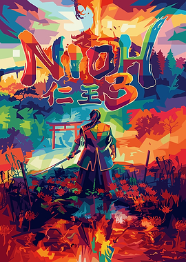 Nioh 3 Samurai Pop Art