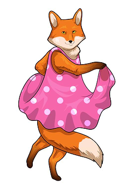 Fox Polka Dot Dress