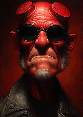 Hellboy Portrait