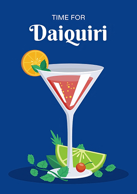 Time for Daiquiri Cocktail