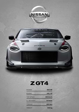 Nissan Z GT4 Race Car