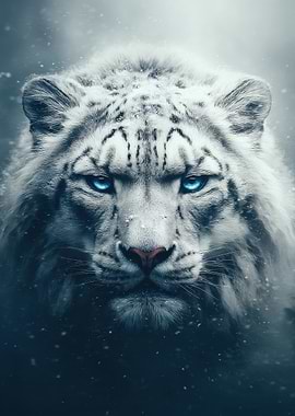 Snow Leopard Portrait