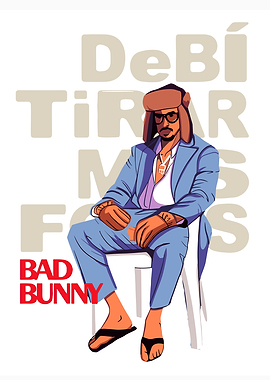 Bad Bunny Illustration