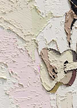 Impressionist painting of a person playing guitar
