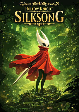 Hollow Knight Silksong Game Poster
