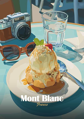Mont Blanc Ice Cream Dessert
