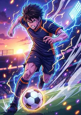 Anime Soccer Player