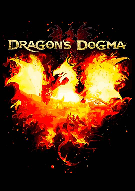 Dragon's Dogma Fire Dragon Art