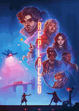 Replaced Video Game Poster