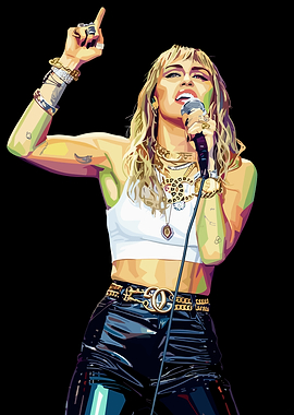 Miley Cyrus Performing Live