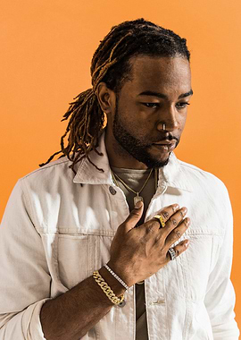 partynextdoor with dreadlocks and jewelry