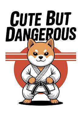 Cute But Dangerous Karate Dog
