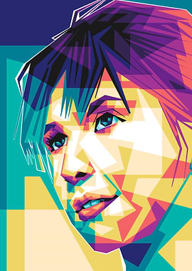 Pop Art Portrait of a Woman