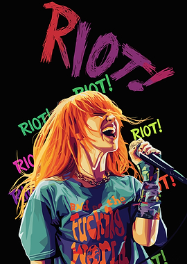 Paramore's Hayley Williams singing Riot!