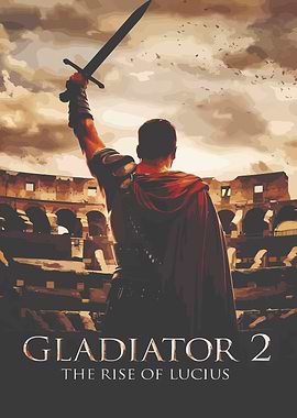 Gladiator 2 The Rise of Lucius Poster