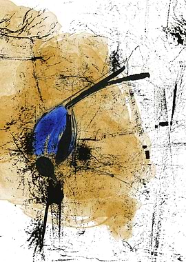 Blue Bird Oriental Style