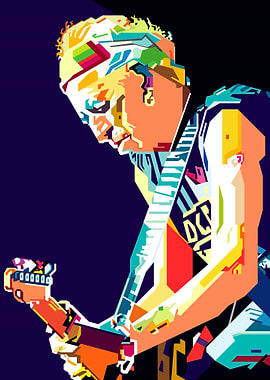 Pop Art Guitarist