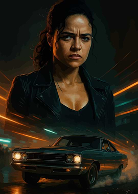 Michelle Rodriguez in Fast & Furious