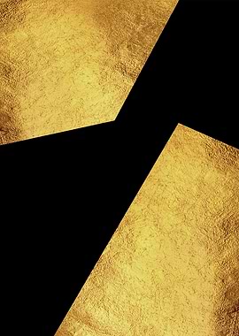 Abstract Gold and Black Background