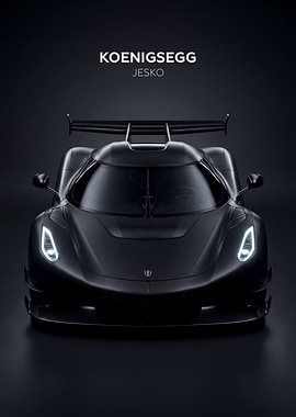 Koenigsegg Jesko Black Hypercar
