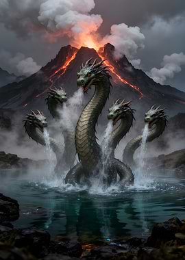 Hydra and Volcano