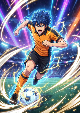 Anime soccer player