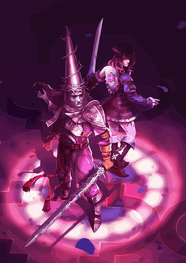 Blasphemous Characters with Swords