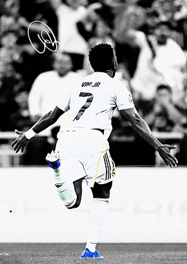 Vinicius Jr celebrating a goal