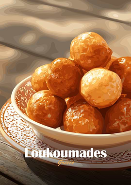 Loukoumades Greek Dessert