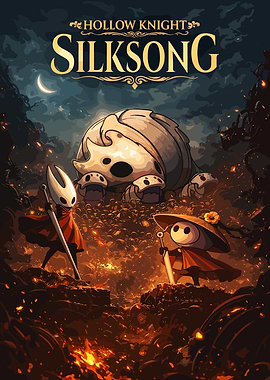 Hollow Knight Silksong Game Poster