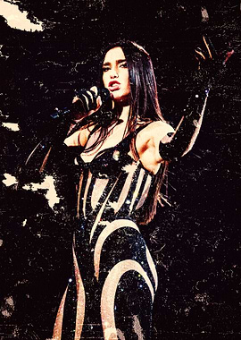 Dua Lipa Performing on Stage