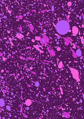 Purple and Pink Paint Splatter Background