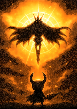 The Knight faces the Radiance