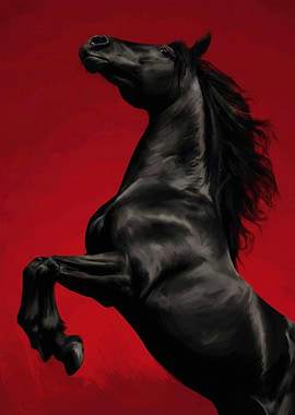Midnight Stallion: Crimson Powe