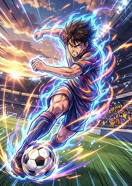 Anime Soccer Player
