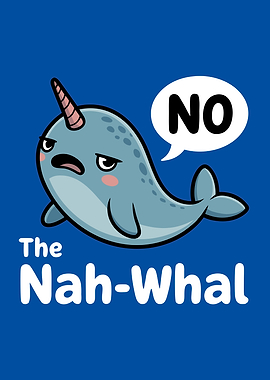 Narwhal Saying No Pun
