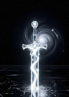 Cosmic Sword in Galaxy