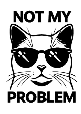 Cool Cat with Sunglasses