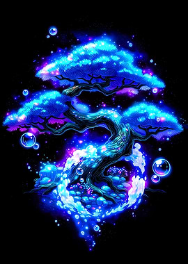 Cosmic Bonsai Tree