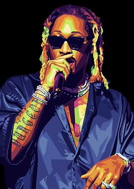 Future Pop Art Portrait