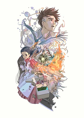 Anime characters with fantastical elements