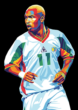 Pop Art Football Player